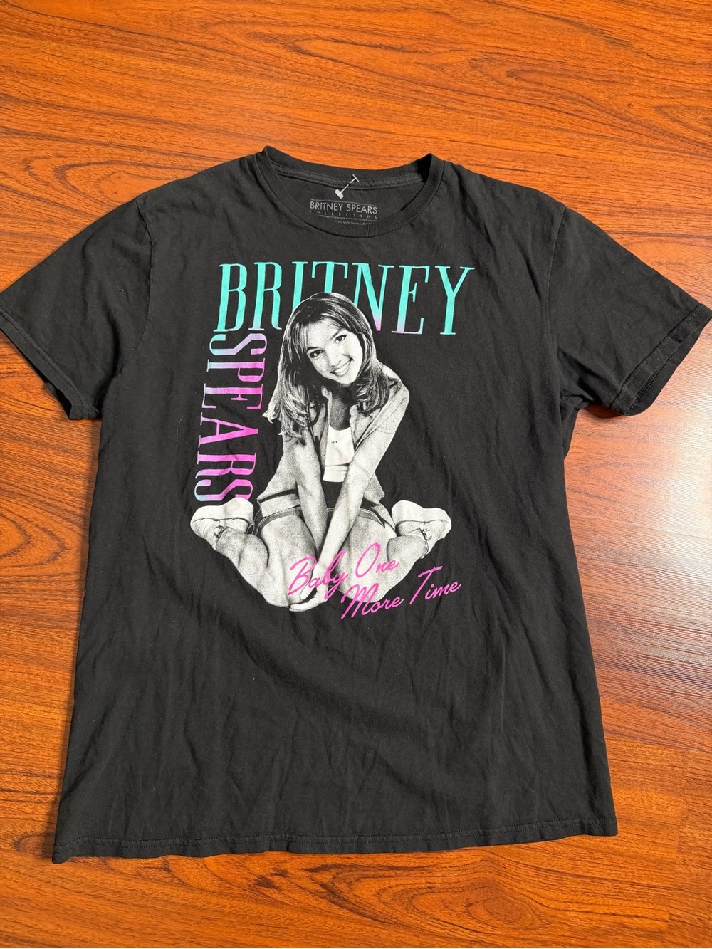 Black Graphic Tee - Baby One More Time